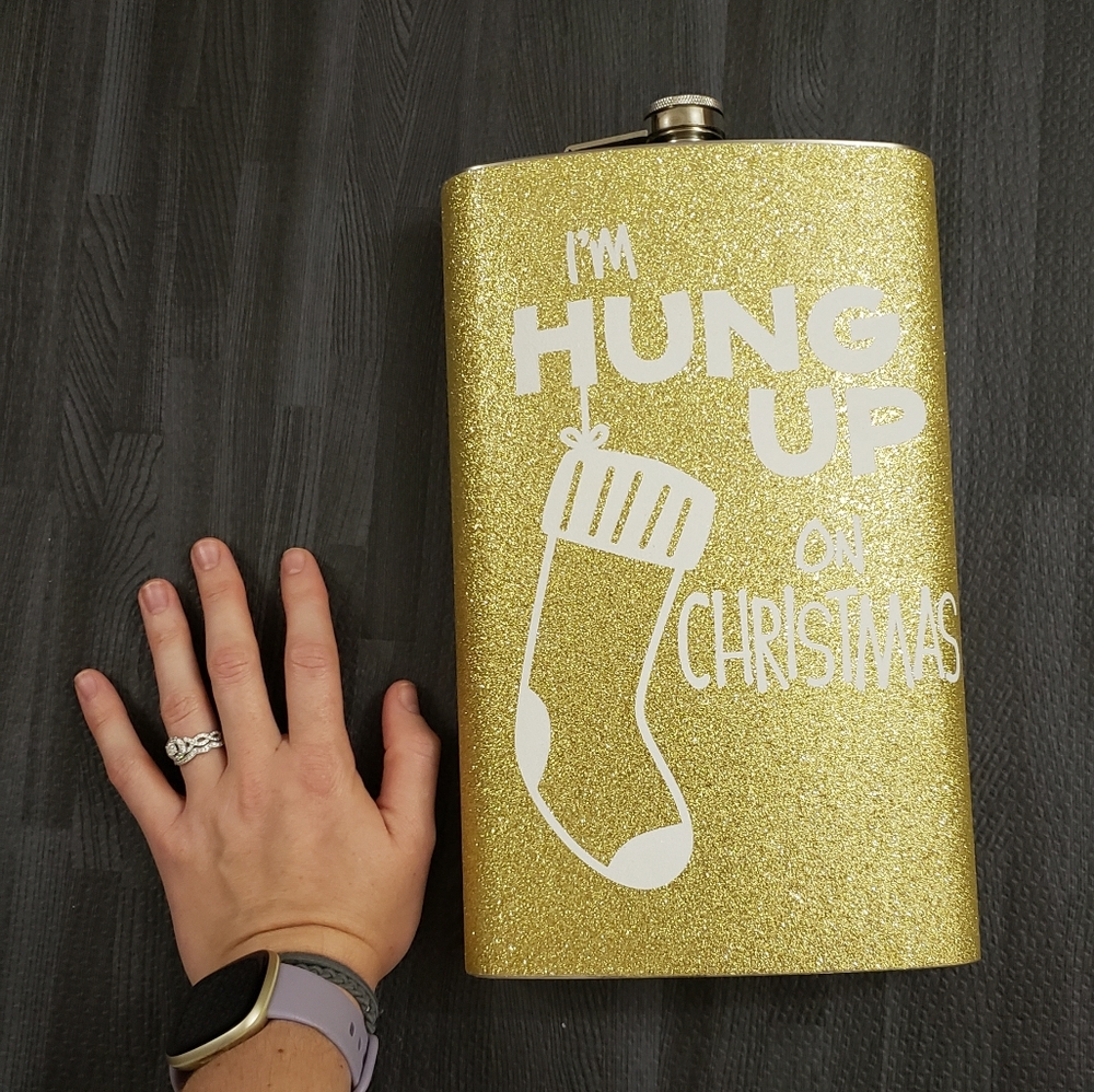 Giant Glitter Flask